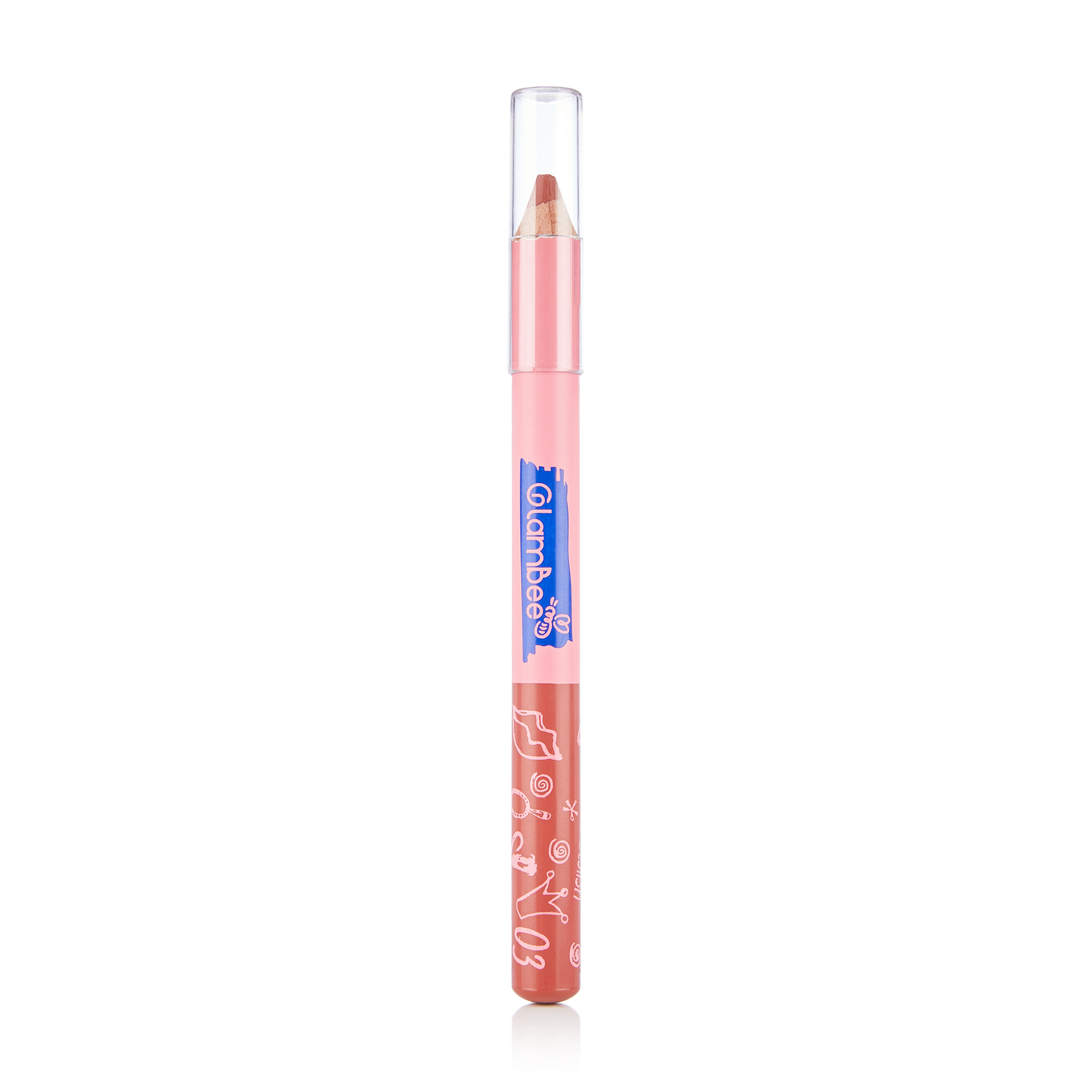 Помада-олівець для губ GlamBee Pencil Lipstick Cream тон 03, 1.5 г